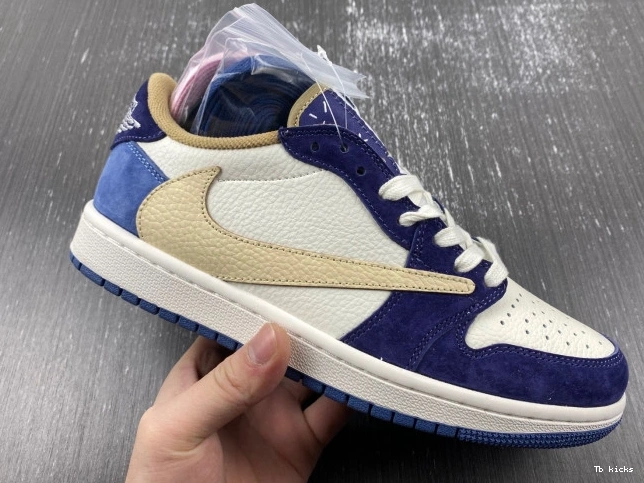 Rep TBK 1 TRAVIS JORDAN AIR DM7866-808 CUSTOM SCOTT X 0803